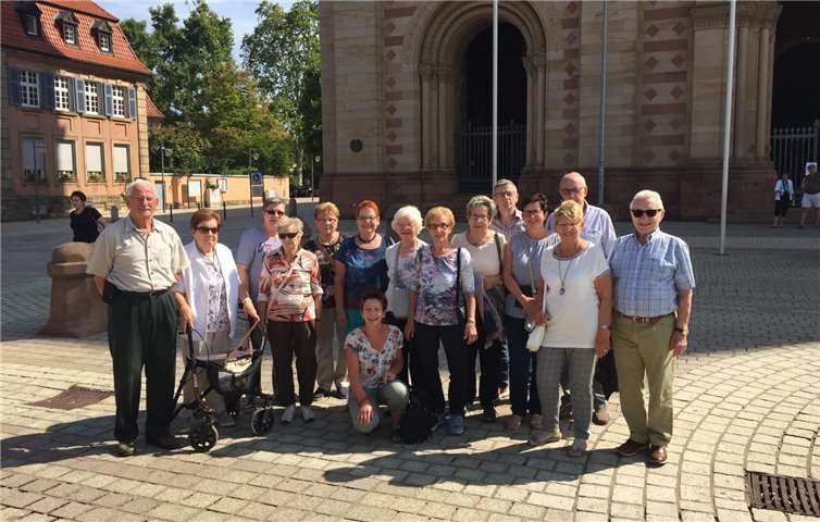 In Speyer konnten die Mitglieder der AWO Altwied neben dem Dom auch noch die schöne Stadt erkunden. Privat