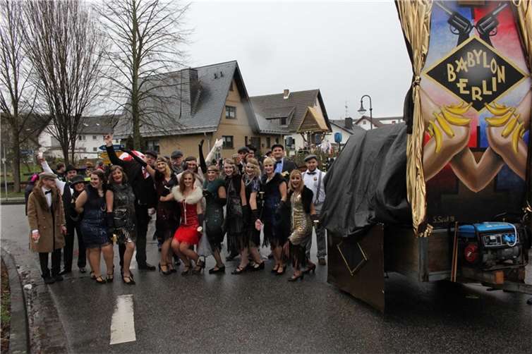 In Waldorf feierten die Jecken ihren Straßenkarneval mit einem tollen Umzug.