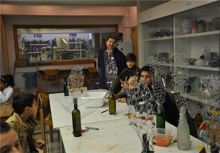 In Workshops wurden Objekte zum Thema "Baumwelten" geschaffen.privat