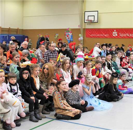 In allerlei einfallsreichen Kostümen waren die Kinder zum Kostümfest des TV Pfaffendorf geströmt. privat