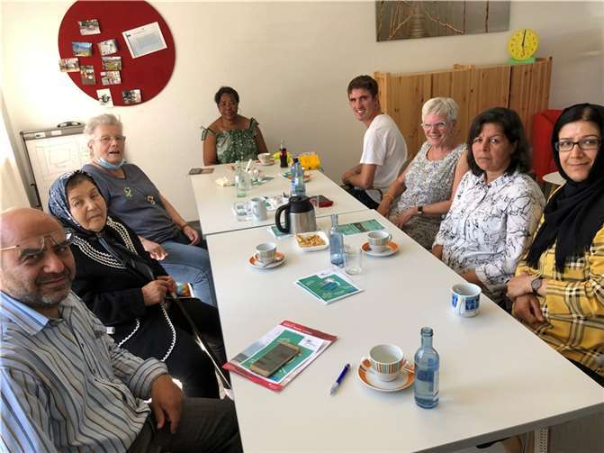 In angenehmer Runde beim Frühstück im Ring entstehen interkulturelle Begegnungen. Foto: privat