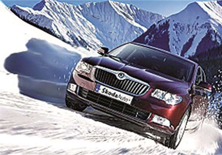 In besonderen Parcours wird das Reaktionsvermögen z.B. bei Schnee und Glätte geprüft.Jaime Santos