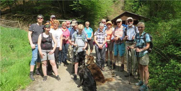 In bester Stimmung genossen die Teilnehmer die Wanderung.privat
