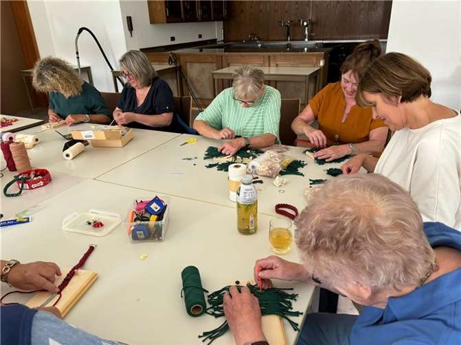 In den 1970ern war Makramee der letzte Schrei. Foto: Nina Ketzner