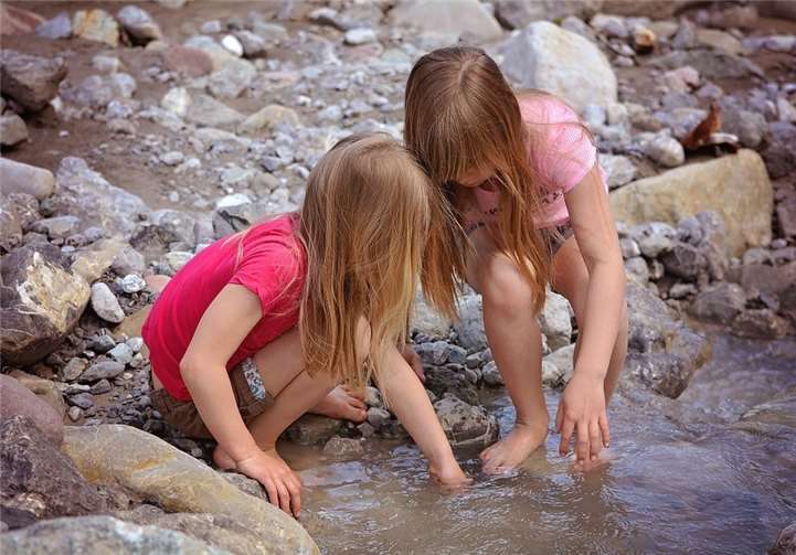 In den Bächen des Maifelds gibt es viel zu entdecken.