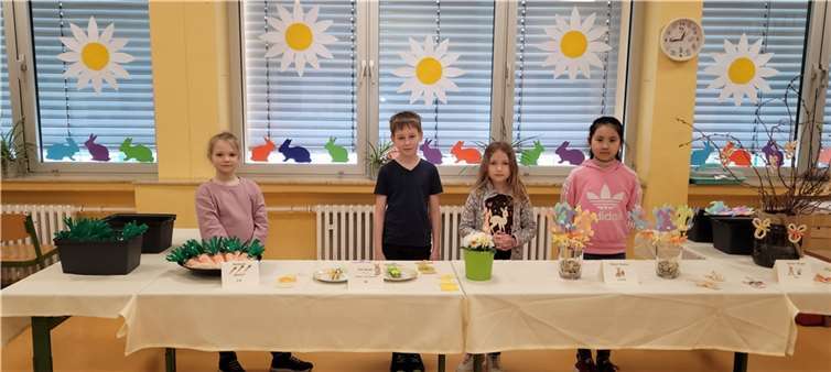 In den Klassenräumen konnte für den guten Zweck eingekauft werden.