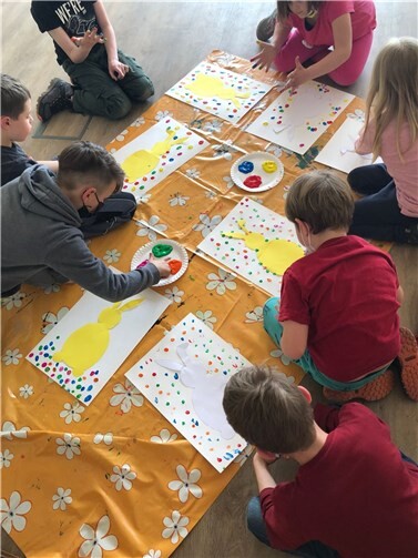 In den Osterferien wurde viel gebastelt. Foto: privat