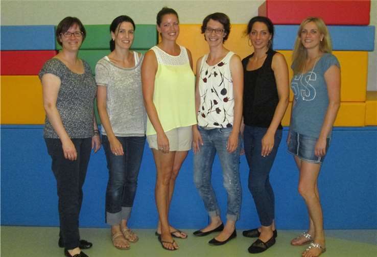 In den Vorstand des neu gegründeten „Fördervereins katholischer Kindergarten St. Nikolaus Mendig“ wurden gewählt (v.l.): Bettina Hauptmann (Schriftführer), Julia Pannier (Schatzmeister), Kathrin Köhl (1. Vorsitzende), Sabine Stallknecht (2. Vorsitzende), Maria Küveler (2. Beisitzer) und Jennifer Bell (1. Beisitzer).privat