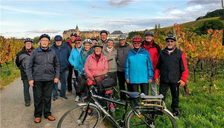 In den Weinbergen vor dem Calvarienberg stellte sich die Gruppe zu einem letzten Foto auf.Foto: privat