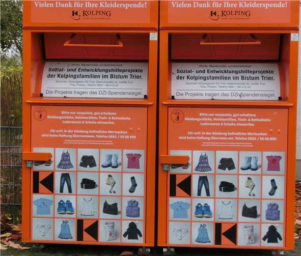 In den aufgestellten Kleidercontainern konnte ein zwei-Jahres-Ergebnis (trotz Corona) von rd. 89 Tonnen erzielt werden. Foto: privat