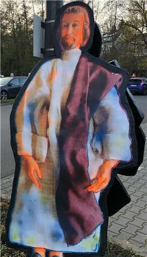 In den kommenden Wochen des Advents wandern Maria und Josef über den Brunnen- und Marktplatz durch die Stadt.