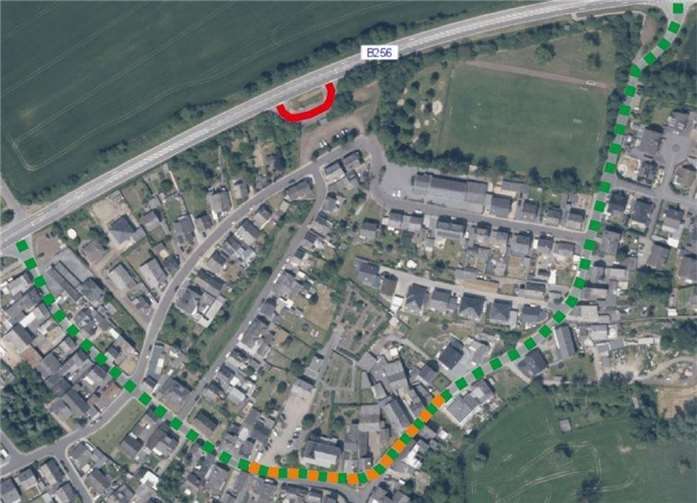 In den orange gekennzeichneten Flächen soll ein absolutes Haltverbot gelten. Fotos: privat