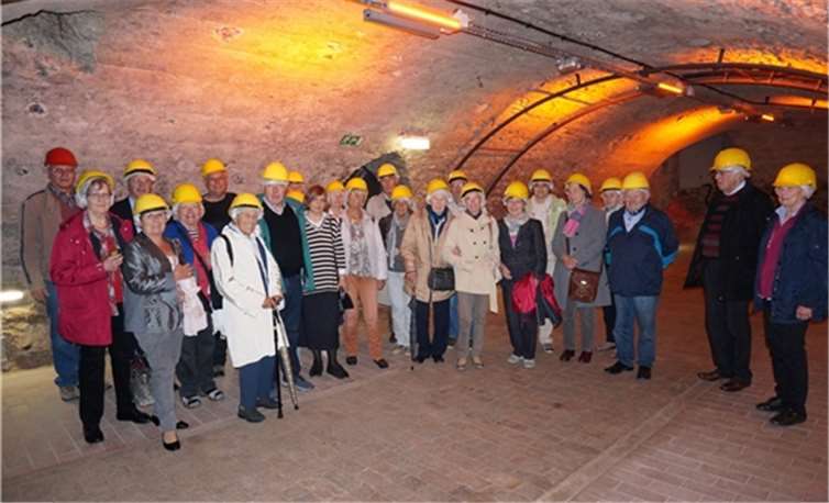 In den unterirdischen Gängen der Stadt Oppenheim. G. Bomm