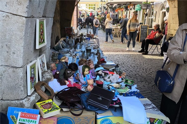In der Altstadt kann gestöbert werden.