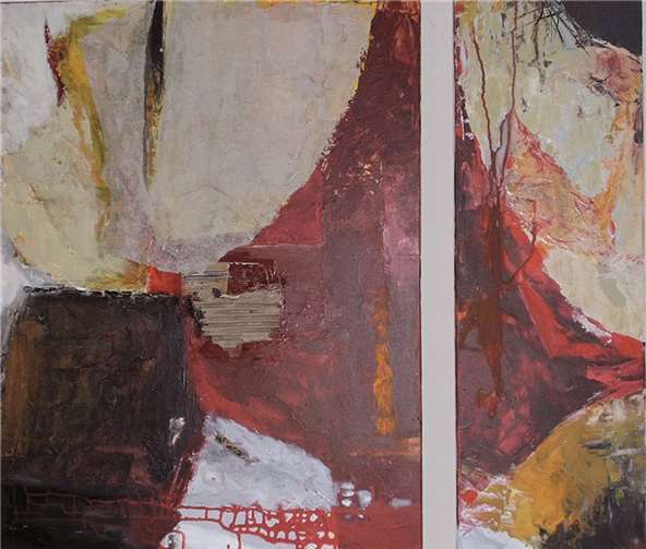 In der Ausstellung „Farbspiele“ zeigt die Malerin Klothilde Ackermann eine Auswahl ihres Schaffens. privat