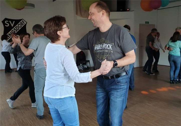 In der „Auszeit“ wurde Discofox getanzt. Foto: privat