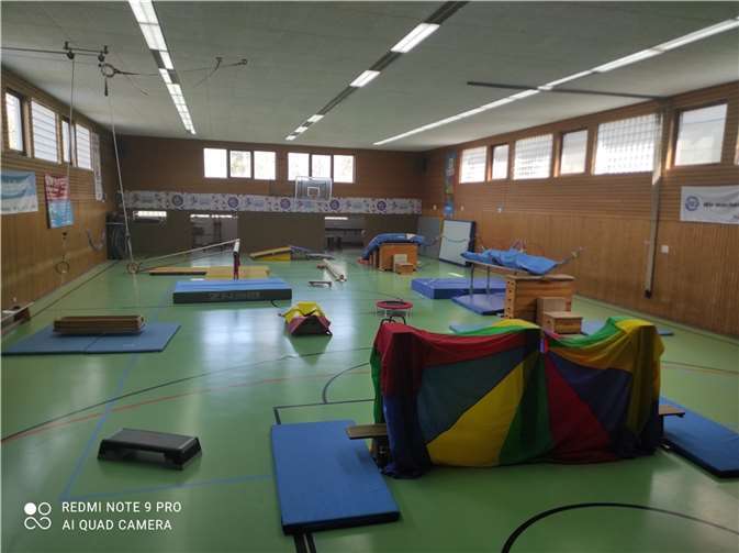 In der Bewegungslandschaft schulen Kinder Mut und Koordination.  Foto: TV Vallendar