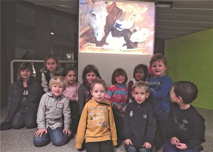 In der Bildergeschichte wurde das Wunder der Weihnacht lebendig. privat