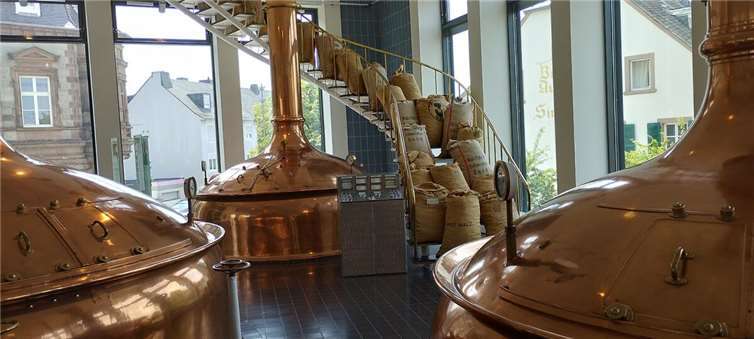 In der Brauerei.