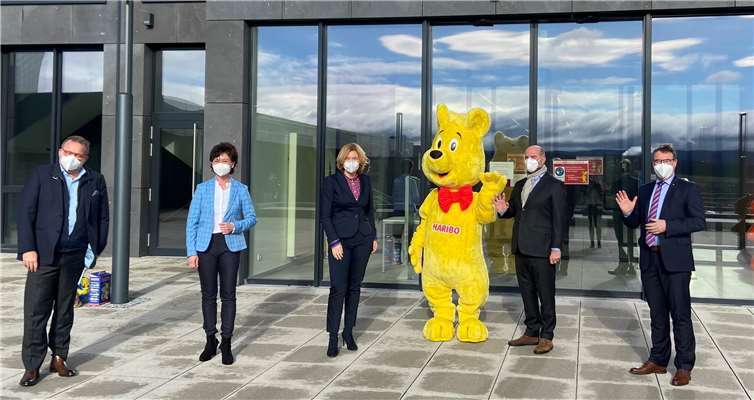 In der Firmenzentrale von Haribo diskutierten die Politiker mit der Haribo-Firmenleitung unter anderem über den Nutri-Score. Foto: privat