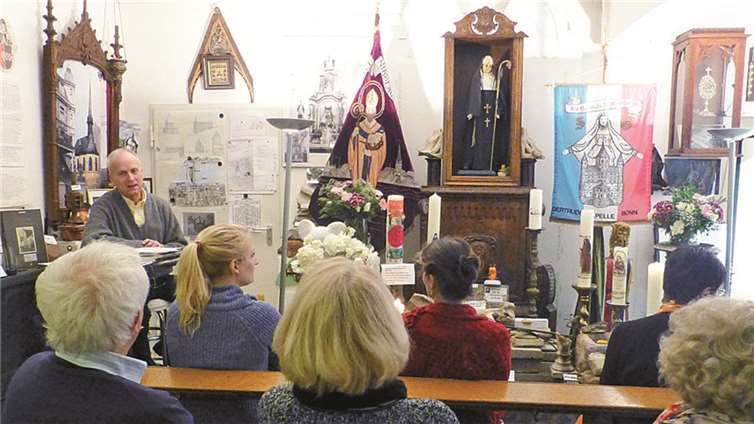 In der Gertrudiskapelle gab es eine ökumenische Andacht.privat