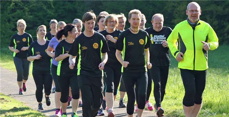 In der Gruppe macht das Training direkt mehr Spaß.Privat