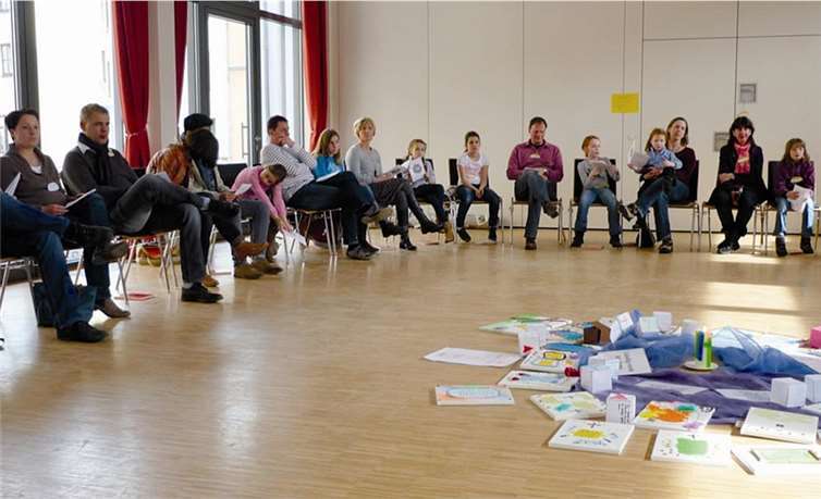 In der Gruppe wurde das „Vater unser“ besprochen. privat