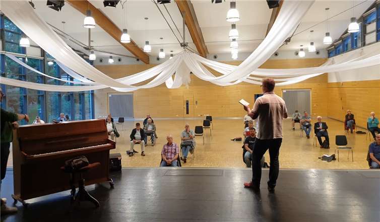 In der Hummerichhalle wurde wieder geprobt. Foto: privat