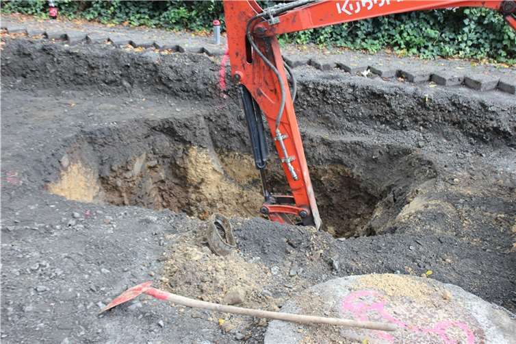 In der Innenstadt von Bad Neuenahr wird gebaut. . Foto:privat