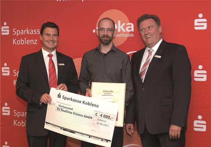 In der Kategorie Aufsteiger gewann das Unternehmen RV Realtime Visions aus Koblenz.