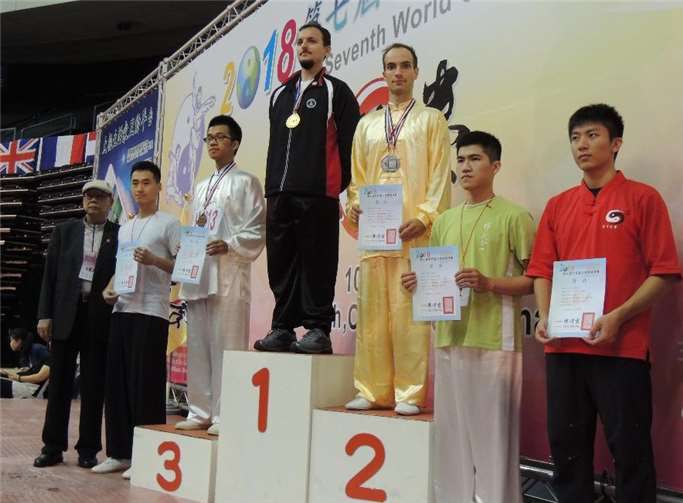 In der Kategorie „Sonstige Handform 24er Long Yuan Tai Ji Quan“ erreichte Christian Mützel den zweiten Platz. privat