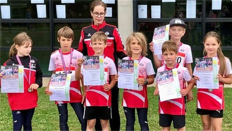 In der Kinderleichtathletik U8/U10 war die LG Rhein-Wied mit fünf Teams in Dierdorf am Start. Die Ergebnisse zeigen, dasss auch der jüngste Nachwuchs gut ausgebildet wurde. Foto: privat