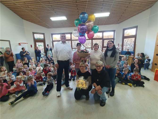 In der Kindertagesstätte „Arche Noah“ tritt Vera Braun den wohlverdienten Ruhestand an.  Foto: privat