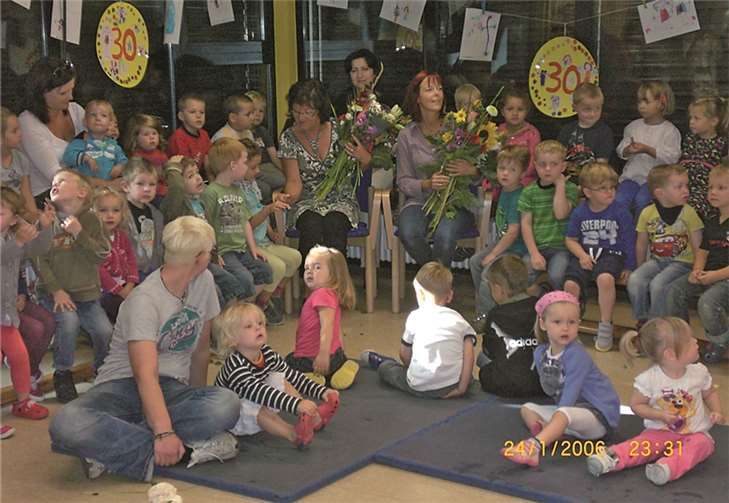 In der Kita Thür gab es gleich drei Anlässe zu feiern. privat