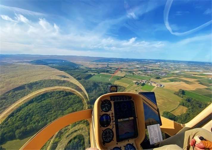 In der Luft erlebten die Luftsportler besondere Erlebnisse.