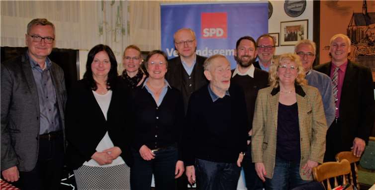 In der Mitgliederversammlung wählte die Verbandsgemeinde-SPD ihren Vorstand um den Vorsitzenden Bernd Schemmer (links) neu. Foto: privat