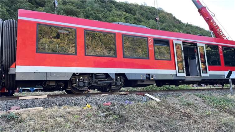 In der Nacht zum 7. September wurde der im Juli 2021 von der Flut im Ahrtal eing...
