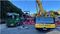 In der Nacht zum 7. September wurde der im Juli 2021 von der Flut im Ahrtal eing...