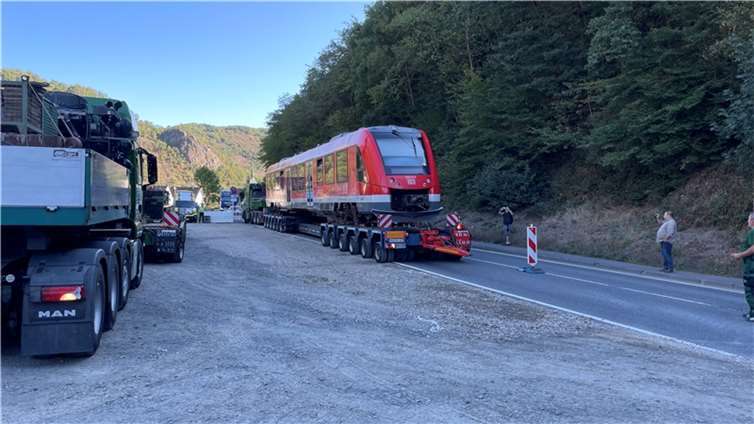 In der Nacht zum 7. September wurde der im Juli 2021 von der Flut im Ahrtal eing...