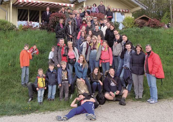 In der Nähe des Rodder Maars wurde eingekehrt. privat