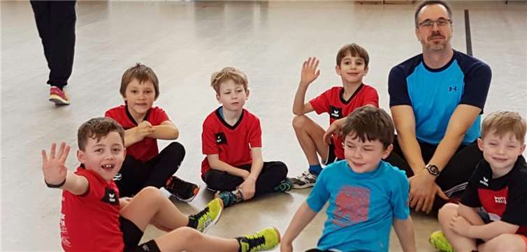 In der Pause konnte die U10 neue Kräfte sammeln.