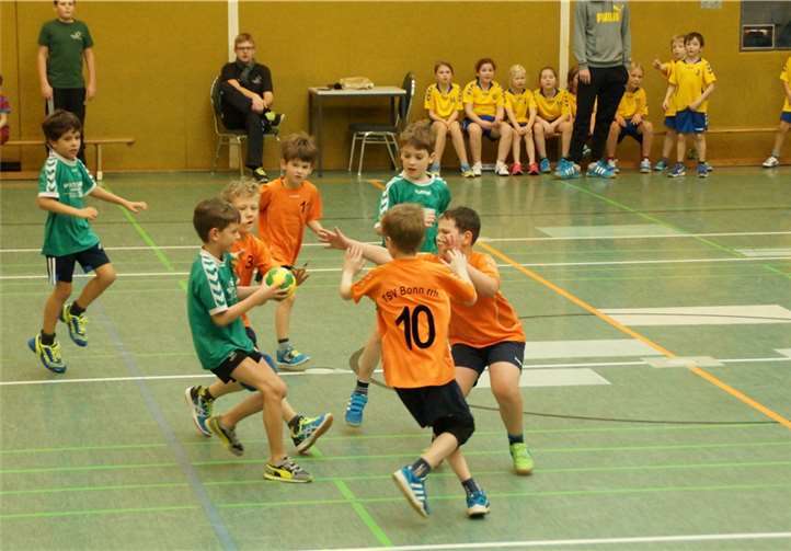 In der Rheinbacher Halle fand der freundschaftlicher Vergleich statt.Privat