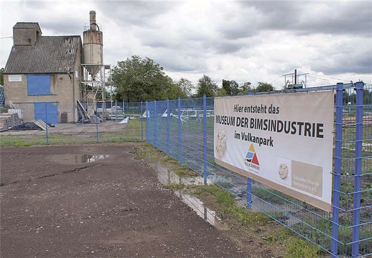 In der Rheingemeinde Kaltenengers entsteht das Museum der Bimsindustrie, welches Bestandteil des Vulkanparkprojektes sein wird. GH