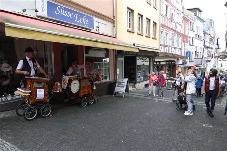 In der Stadt gab es viel zu entdecken.