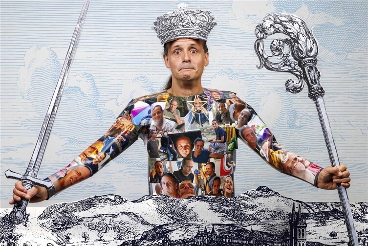 In der Stadthalle Montabaur geht beim 36. Kleinkunstfestival „Folk & Fools“ am 14. November 2026 mit dem Finale der Kleinkunstbühne Mons Tabor eine Ära zu Ende – mit dabei unter anderem Kabarettist Philipp Weber. Foto:Simon Büttner & Inka Mey