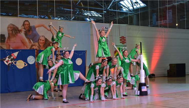 In der Stilhaus Gruppe B mussten sich die "Dancing Girls" mit 10 weiteren Gruppen messen.  privat