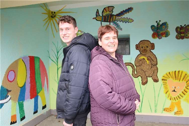 In der Tagesstruktur unterstützt FSJtler Lucas Raueiser die Bewohnerinnen und Bewohner bei ihren alltäglichen Aufgaben.  Foto: privat