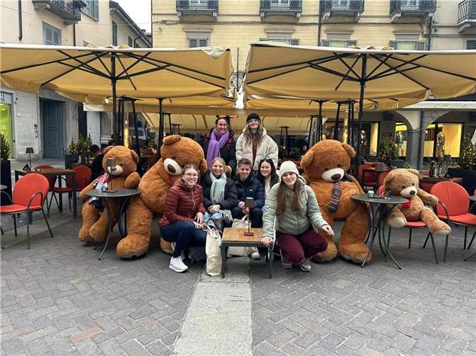 In der europäischen Union zuhause - Studienfahrt der IGS Maifeld nach Italien.  Foto: Sarah Eckstein
