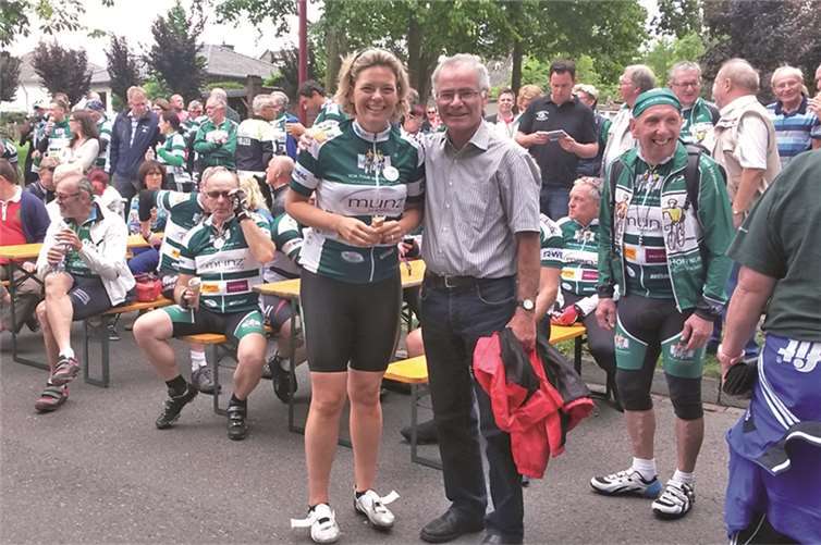 In der guten Sache vereint: CDU-Landeschefin Julia Klöckner und Peter Kirst, 2. Beigeordneter der Stadt Bendorf (SPD). privat