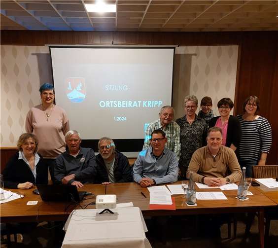 In der letzten Sitzung dieser Wahlperiode gab es Gelegenheit für die ehrenamtlichen Mitglieder des Ortsbeirates Kripp zum Rückblick auf die vergangenen fünf Jahre..  Foto: privat
